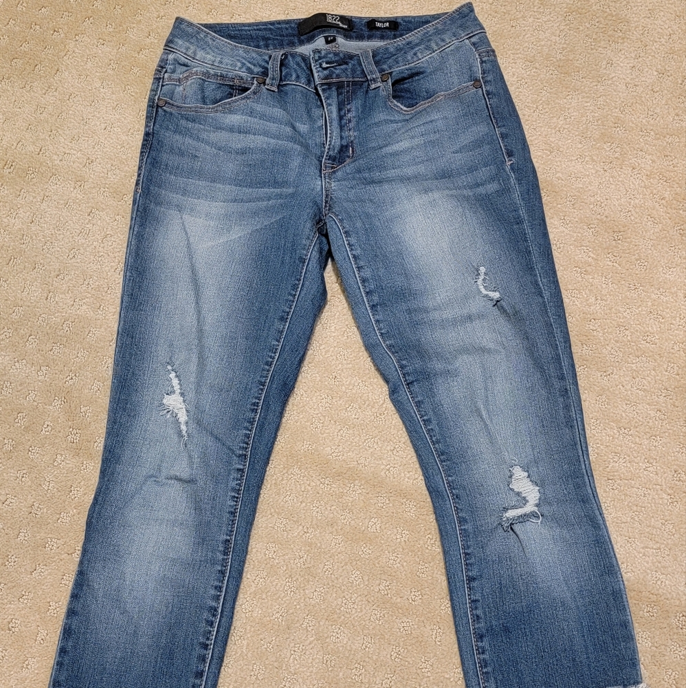 1882 Denim 👖 Taylor Cuffed Capri | Size 27